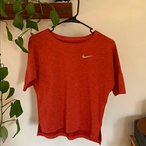 Red Nike Workout Croptop